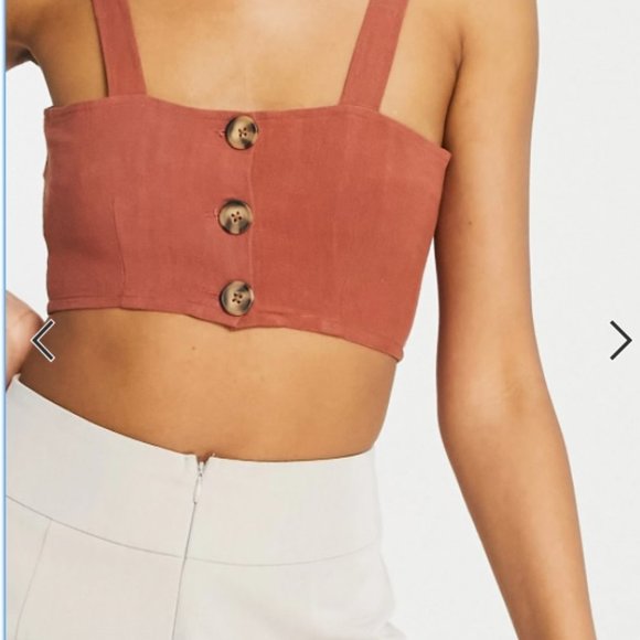 Native Youth cami top in peach - Picture 1 of 4